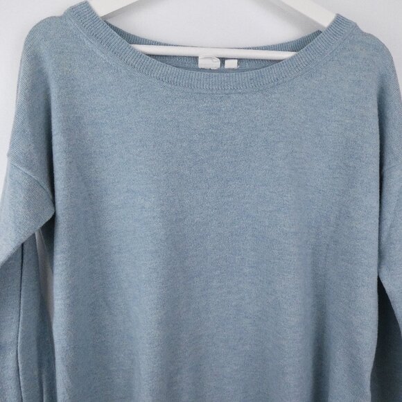 GAP Womens Sweater Small Green Blue Long Sleeve Boat Neck Pull Over Lightweight - Picture 2 of 13